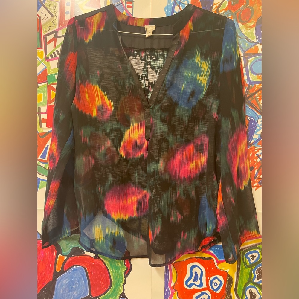 Anthropologie Tiny Tulipano Floral Blouse